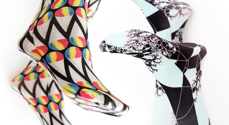 Psychadelic Tights and Socks by Identity Crisis