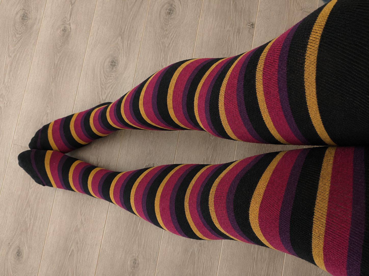 Four Horizontal Stripe Tights I Recently Bought