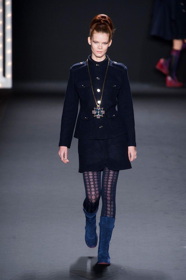 Circular Purple Pattern Tights Anna Sui 2013 Collection