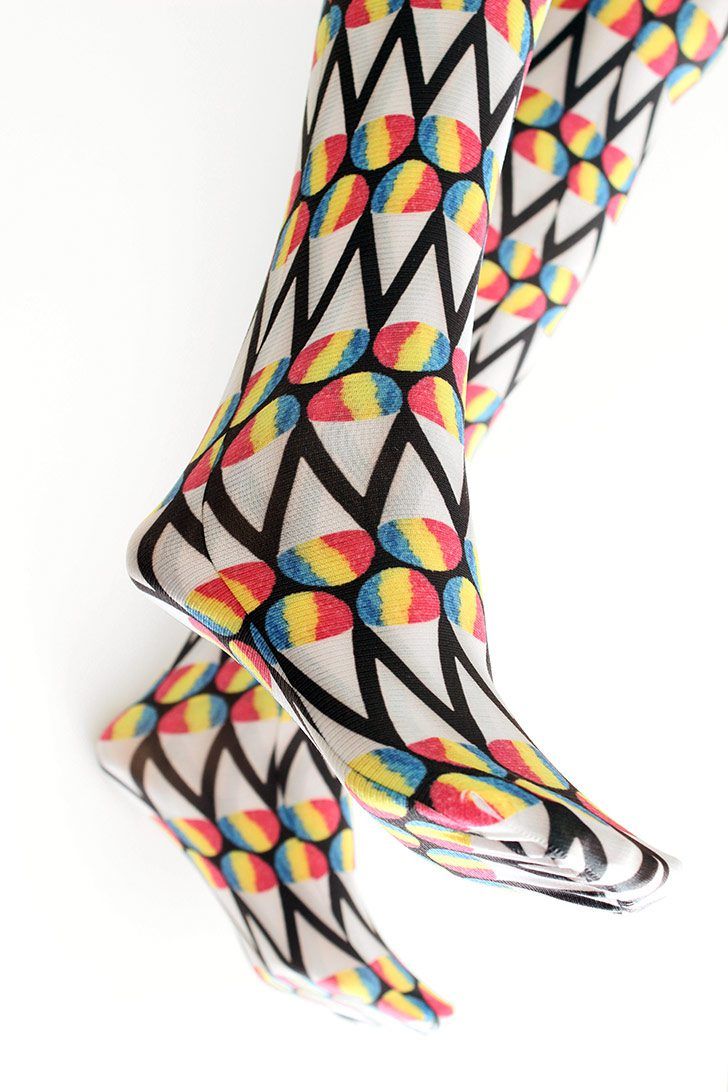 Snowcone Thigh Highs - Feet