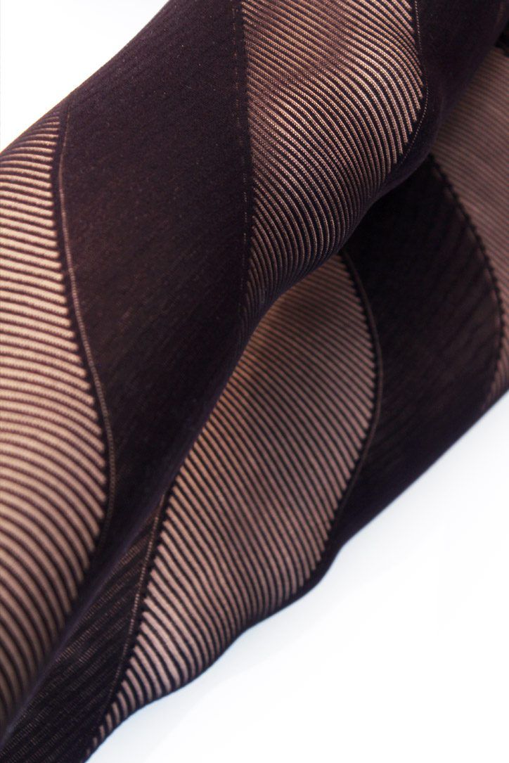 Skewed Geometric Pattern Black Tights Ayra by Gabriela
