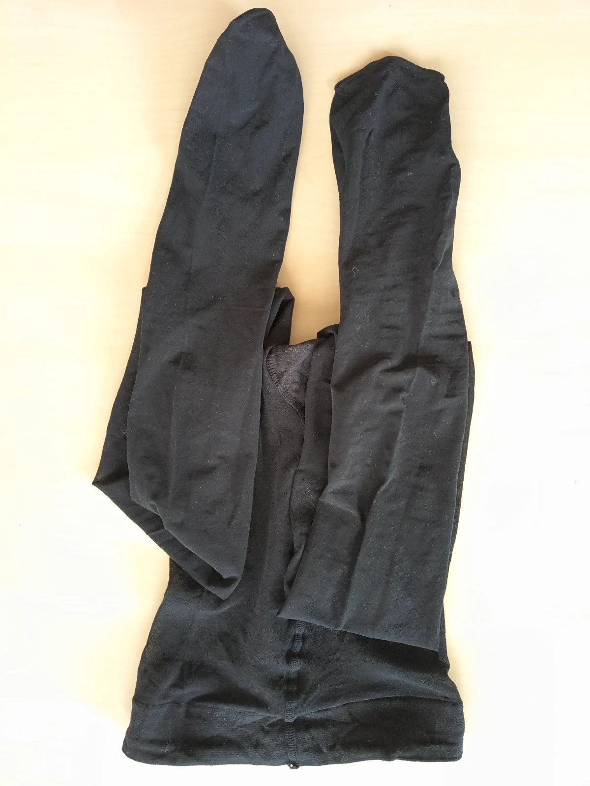 Black Tights With Diamond Thigh Detail photo 6