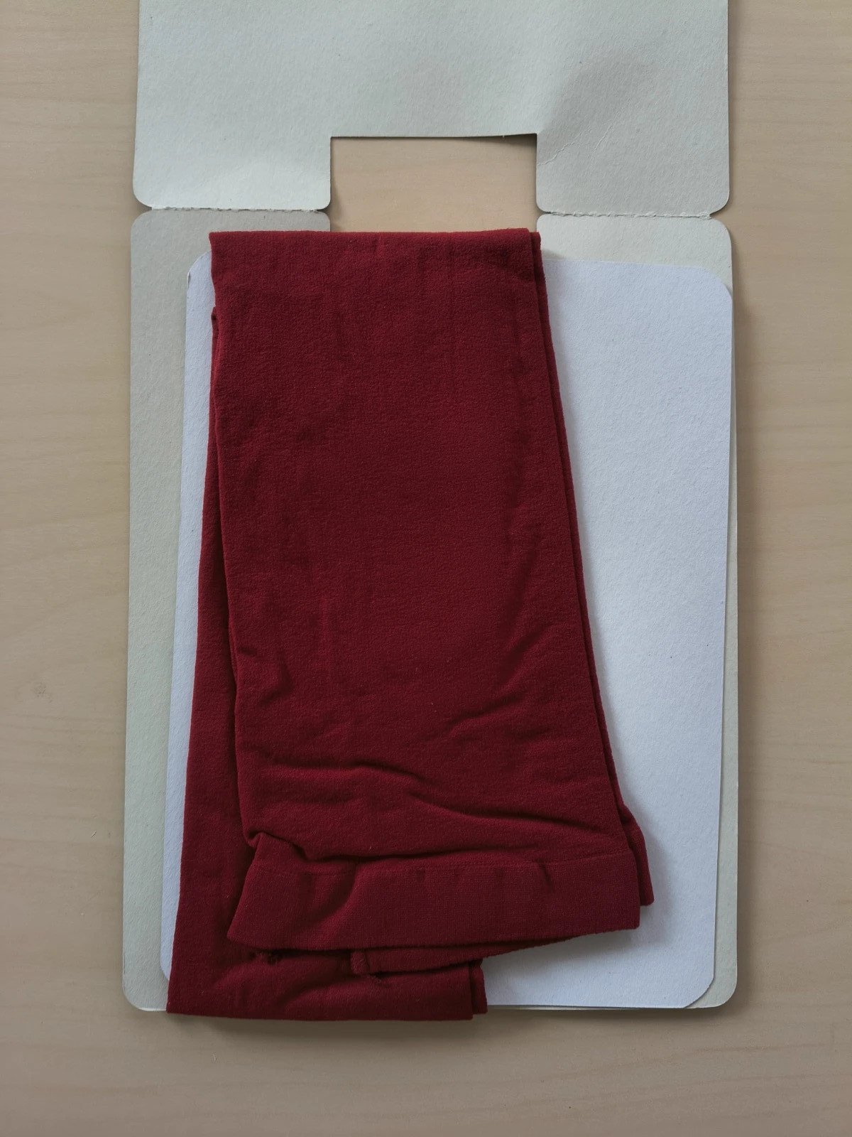 Cherry Red Velvet-Touch Tights photo 10