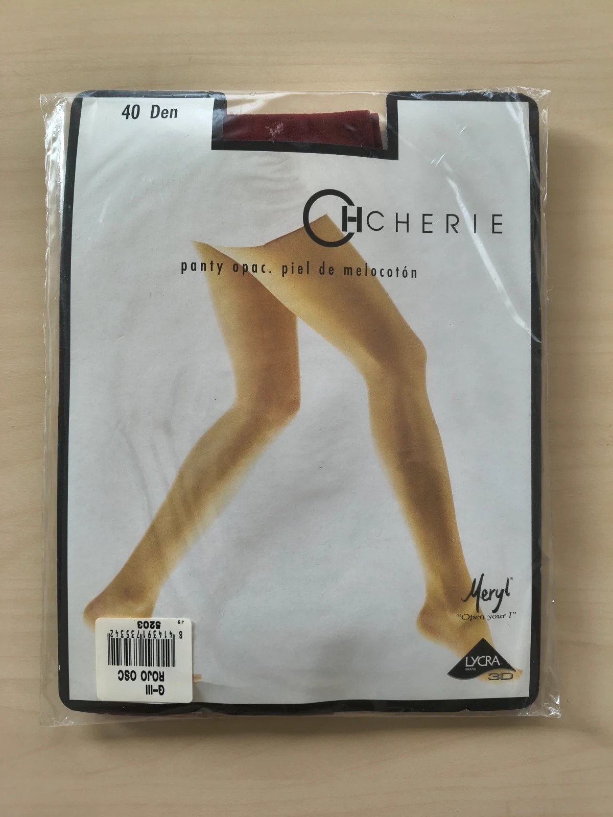 Cherry Red Velvet-Touch Tights photo 11