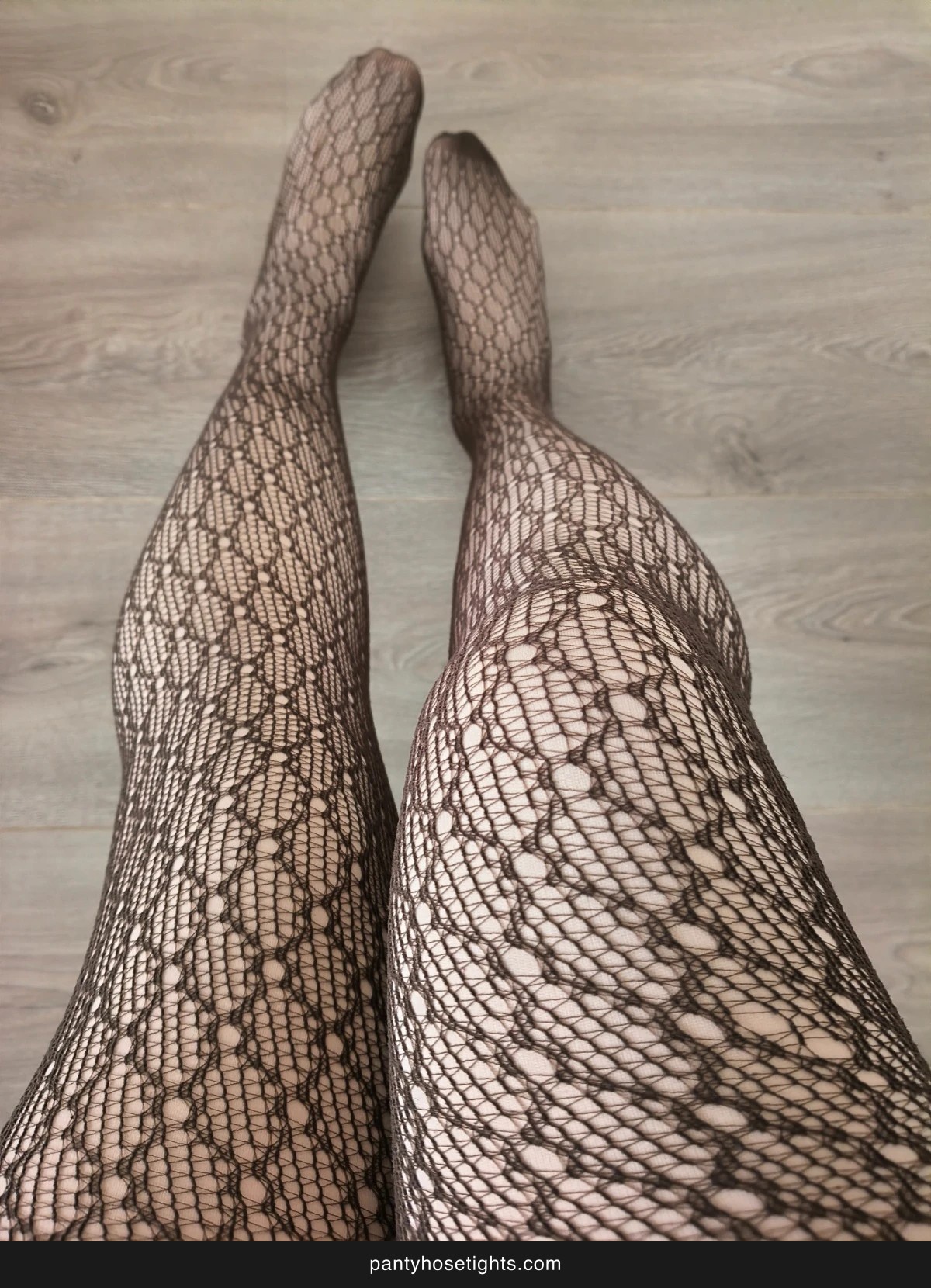Brown Crochet-Lace Tights