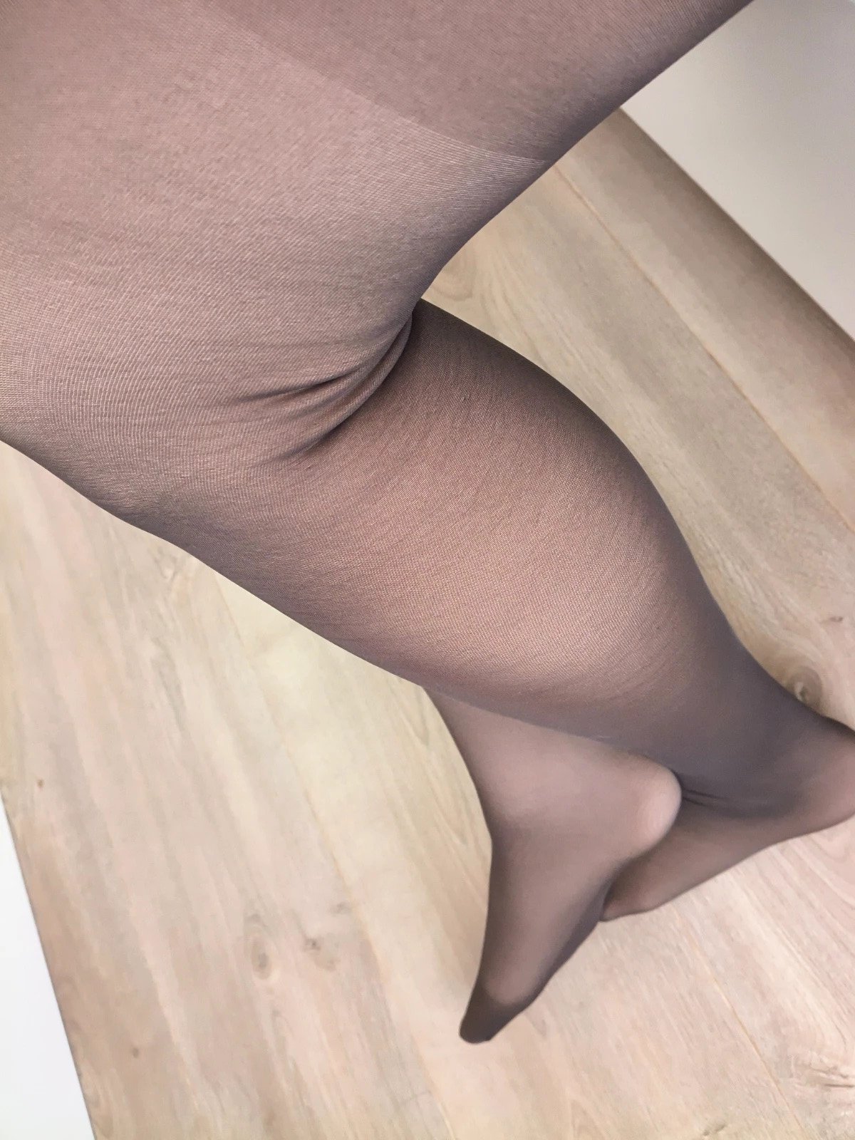 Cocoa Brown Compression Nylons photo 2