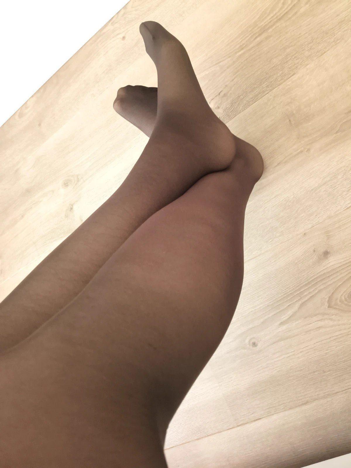 Cocoa Brown Compression Nylons photo 3