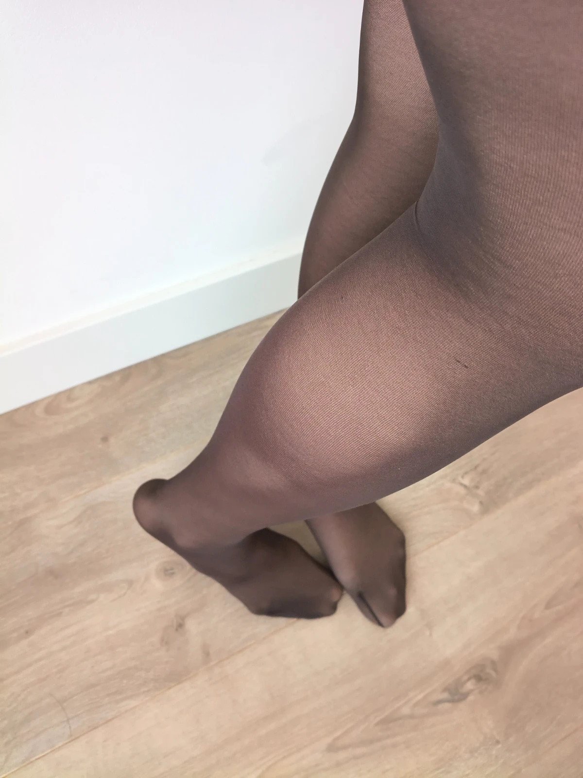 Cocoa Brown Compression Nylons photo 5