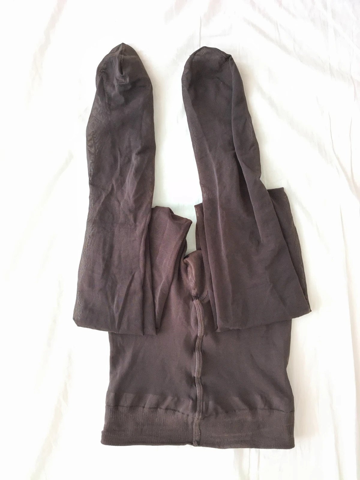 Cocoa Brown Compression Nylons photo 7