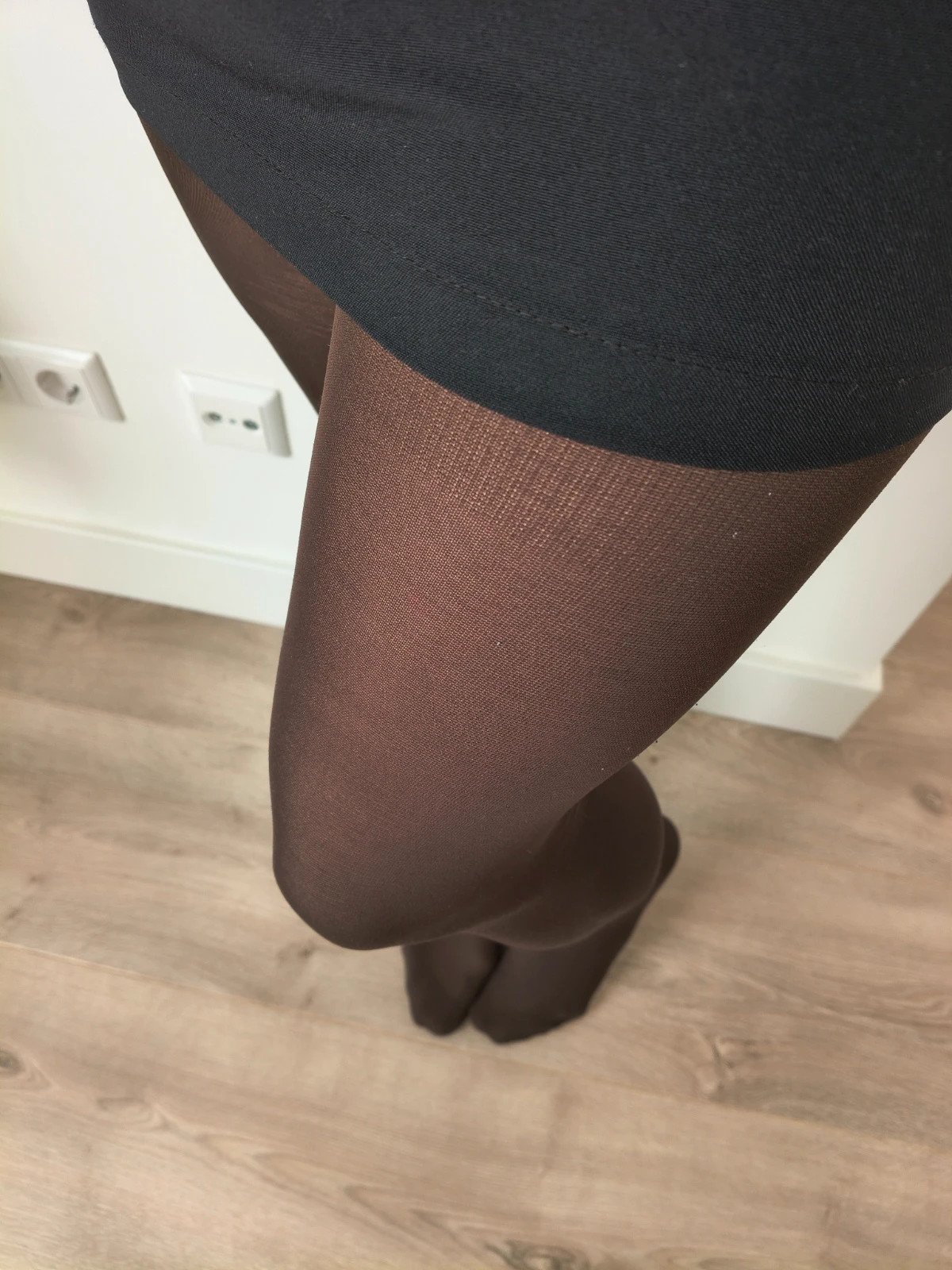 Chocolate Brown Semi-Opaque Tights photo 8