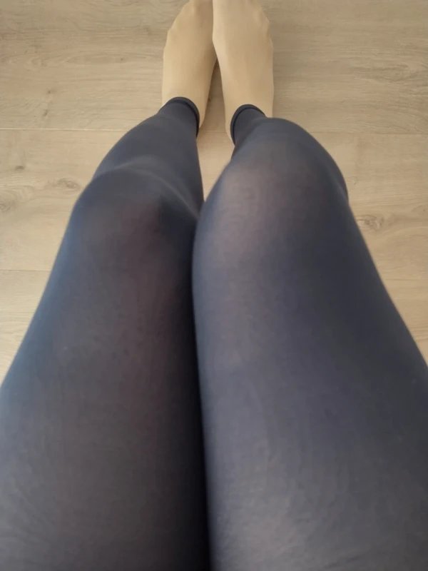 Classic Black Opaque Tights