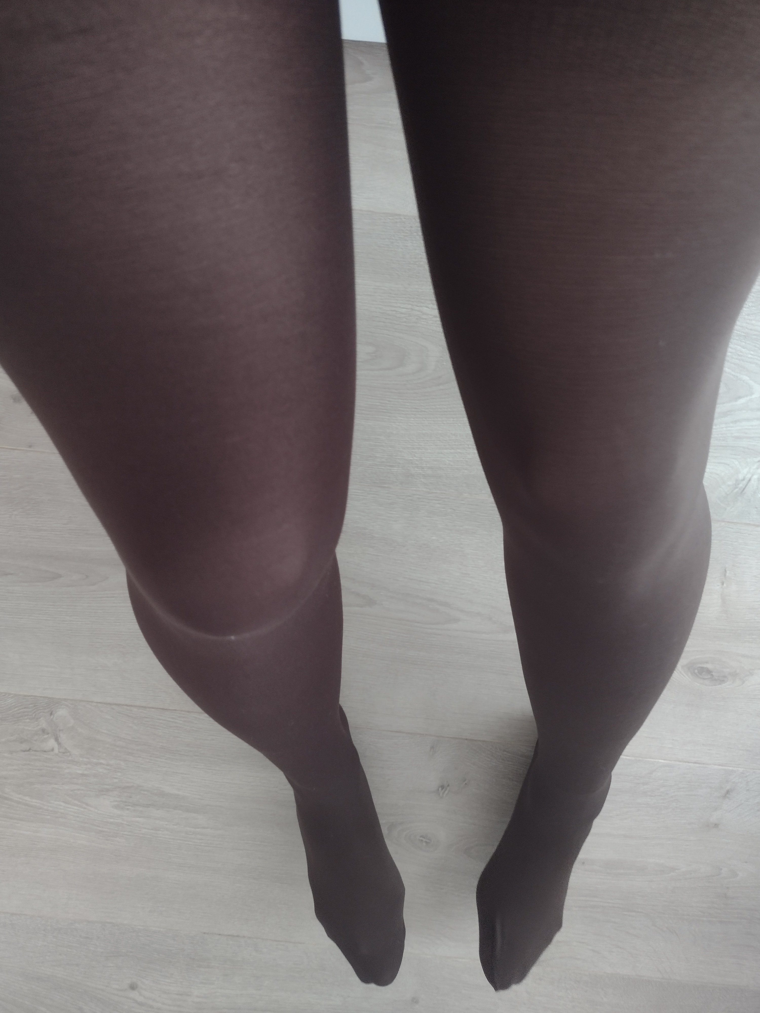 Cocoa Brown Opaque Tights