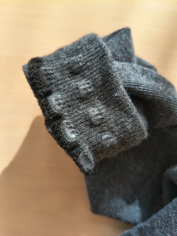 Cosy Grey Cotton Thigh-High Socks photo 11