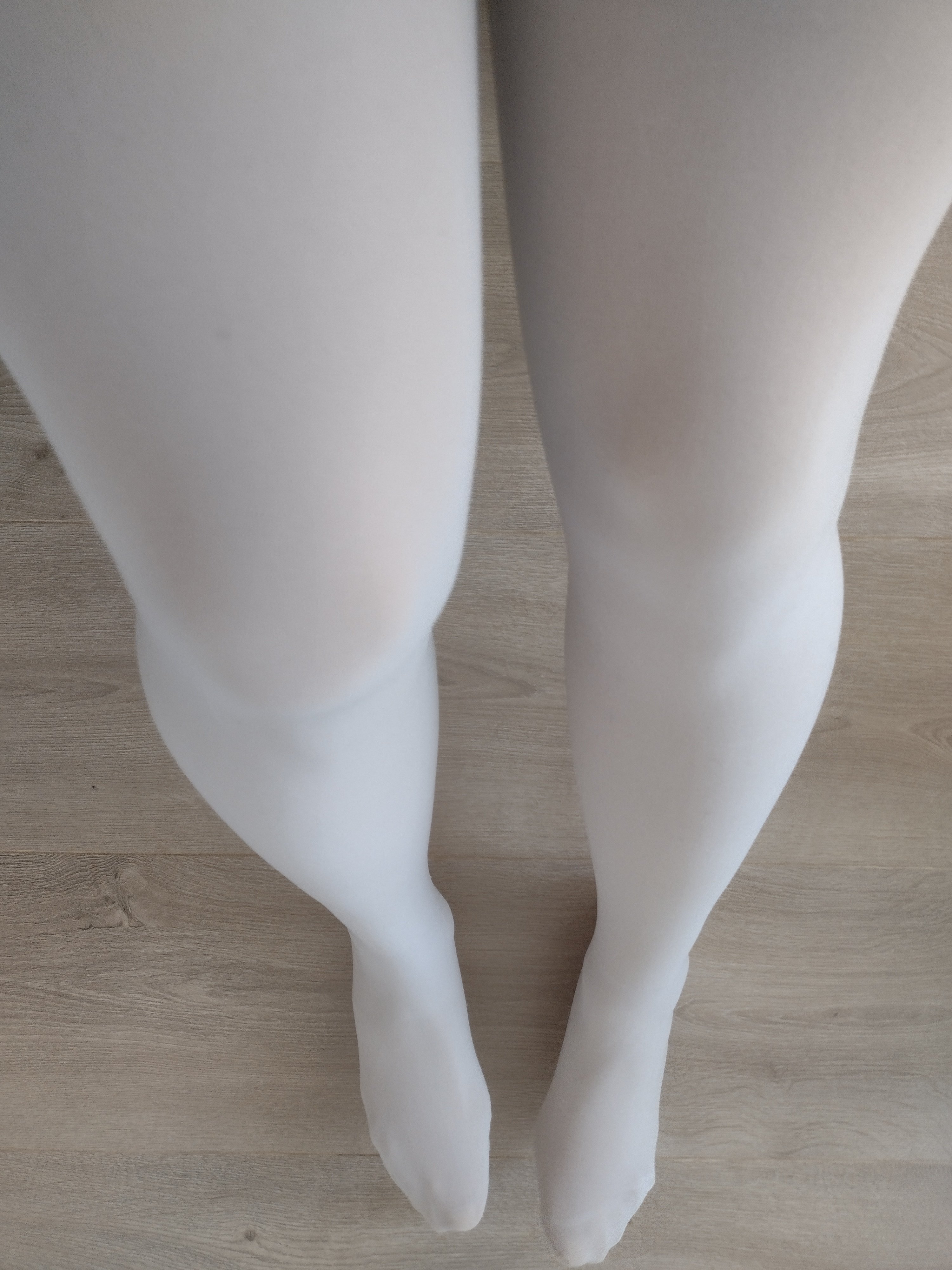 Crisp White Opaque Tights