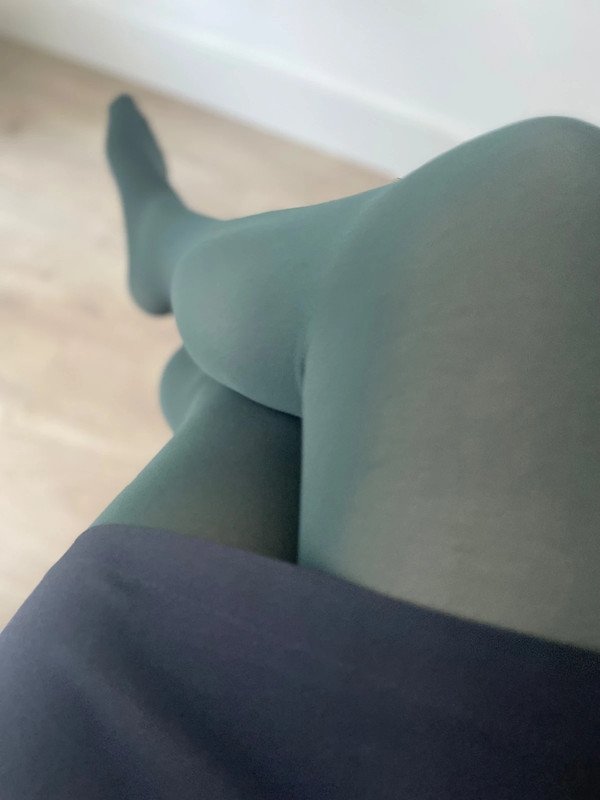 Smoky Sage Green Tights