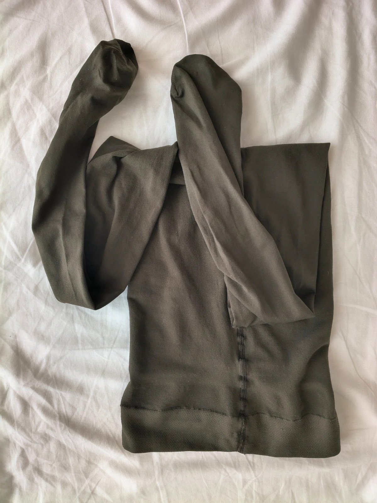 Dark Khaki Velvet-Touch Tights photo 11