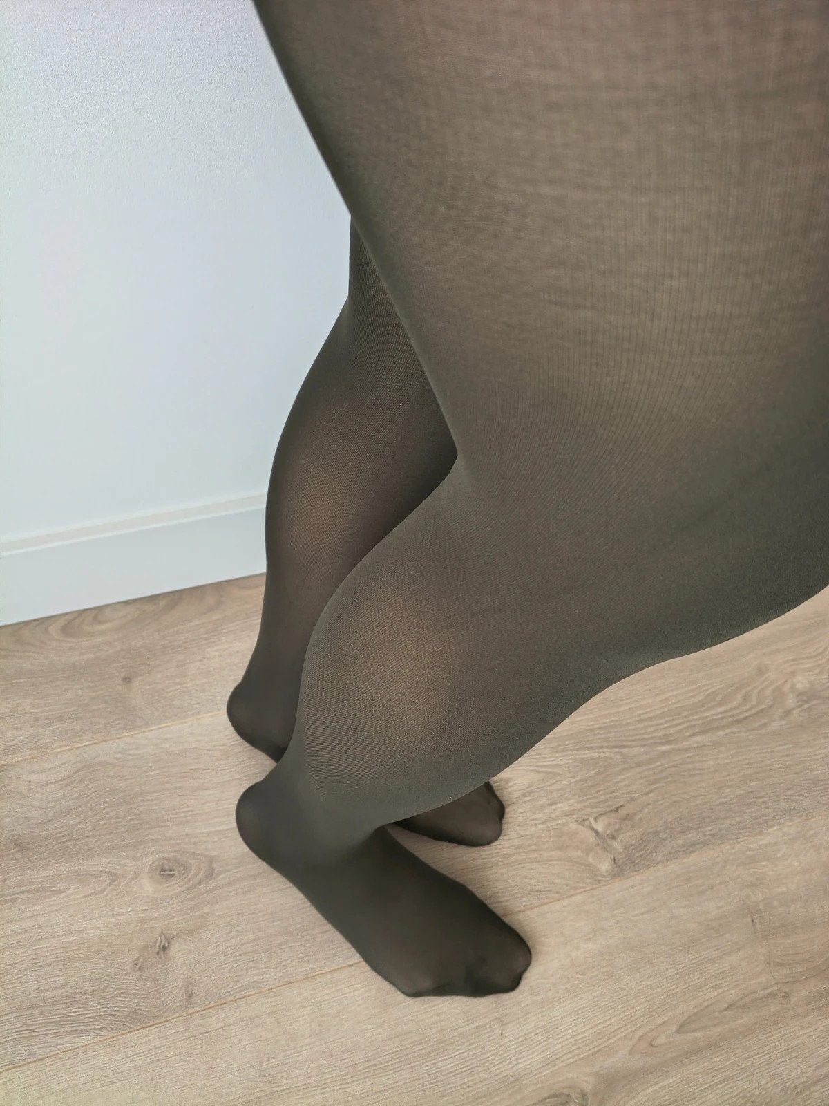 Dark Khaki Velvet-Touch Tights photo 8