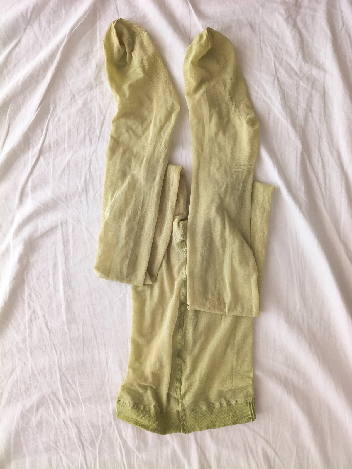 Vintage Citron Sheer Nylons photo 11
