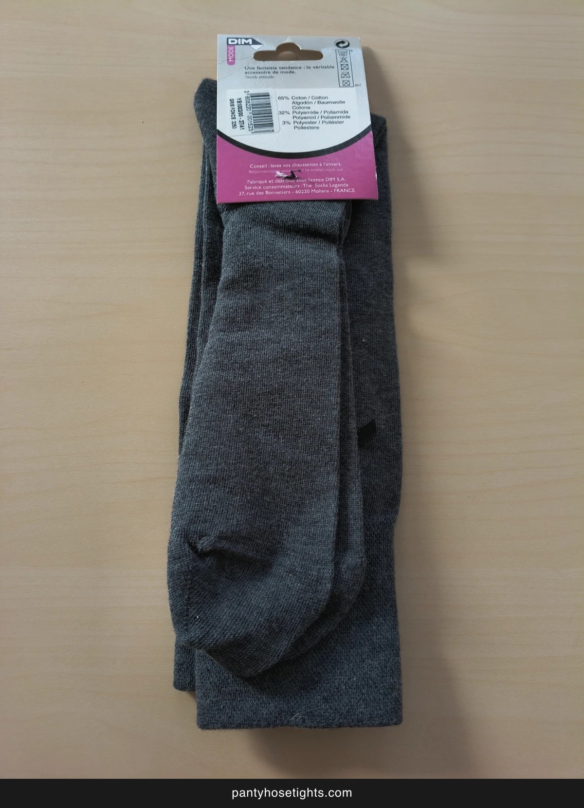Grey Corset-Lace Over-The-Knee Socks photo 4
