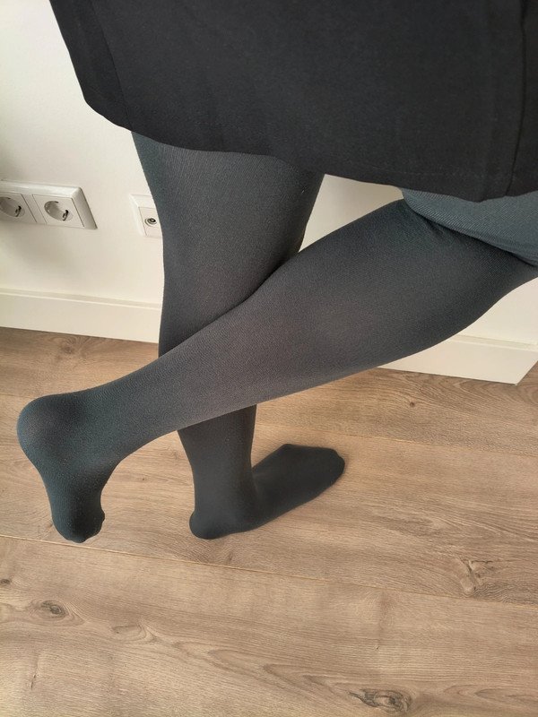 Grey Fleece-Lined Tights photo 7