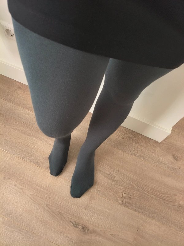 Grey Fleece-Lined Tights photo 8