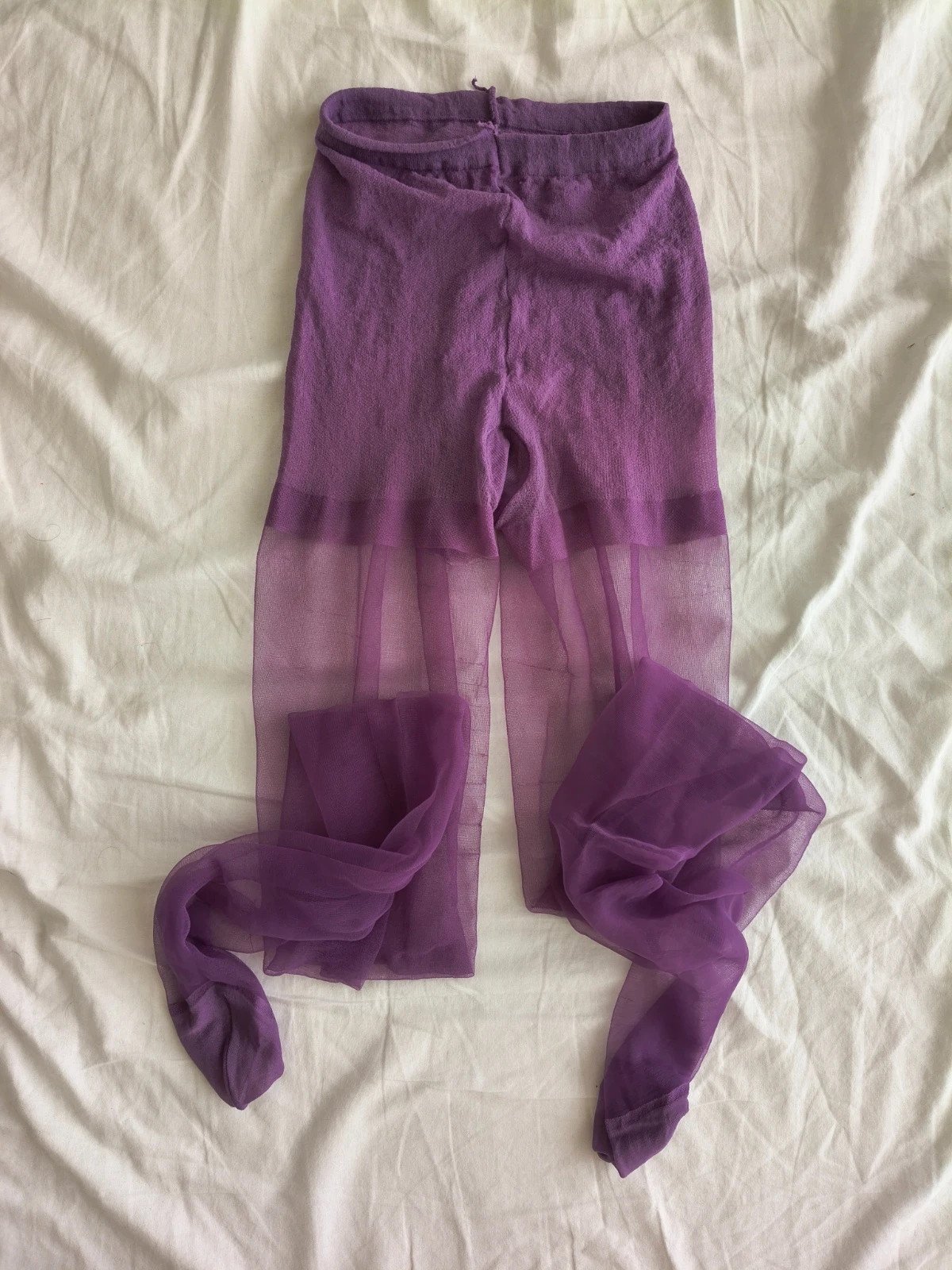 Dusty Lilac Sheer Nylon Tights photo 10