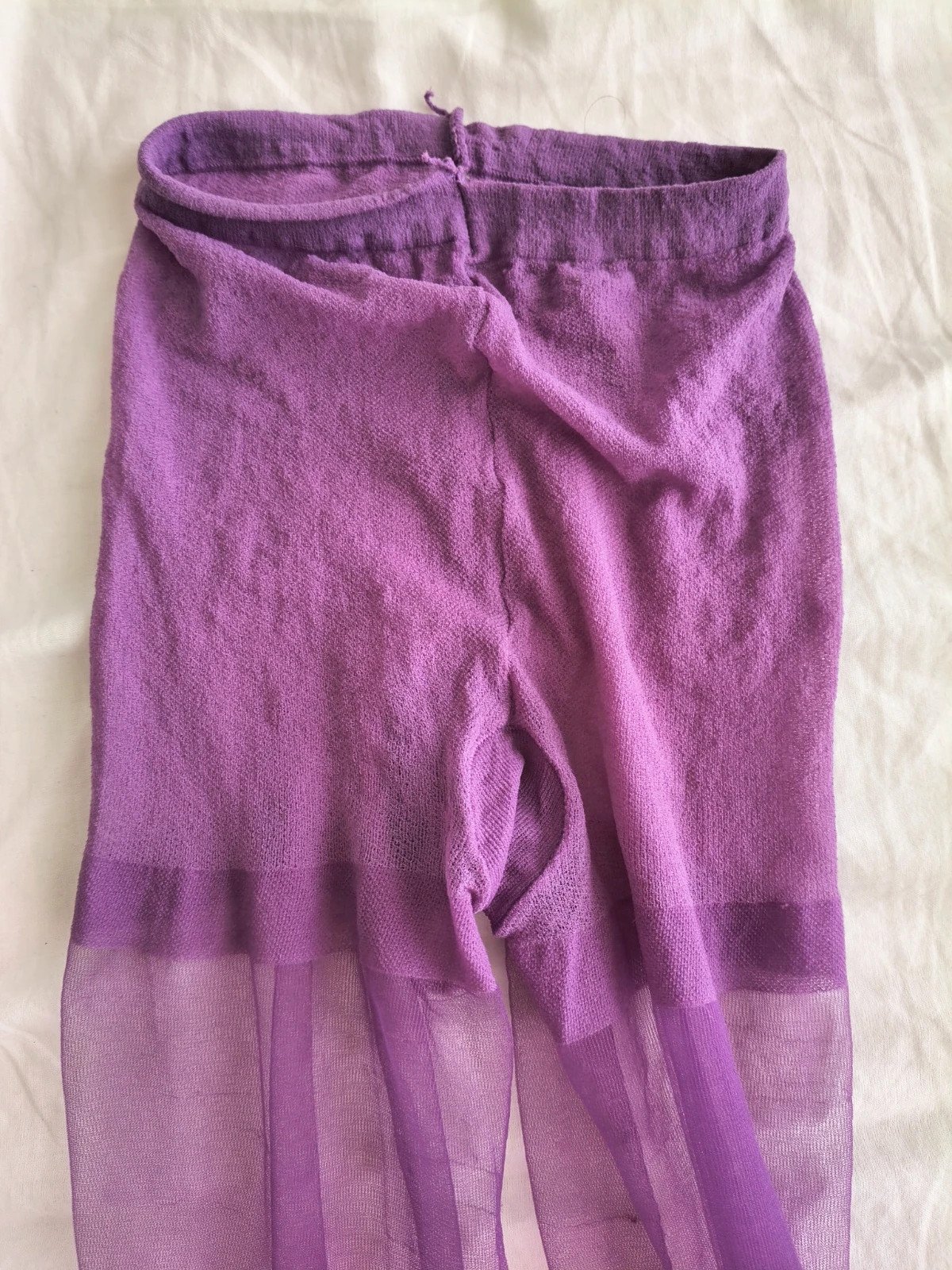 Dusty Lilac Sheer Nylon Tights photo 11