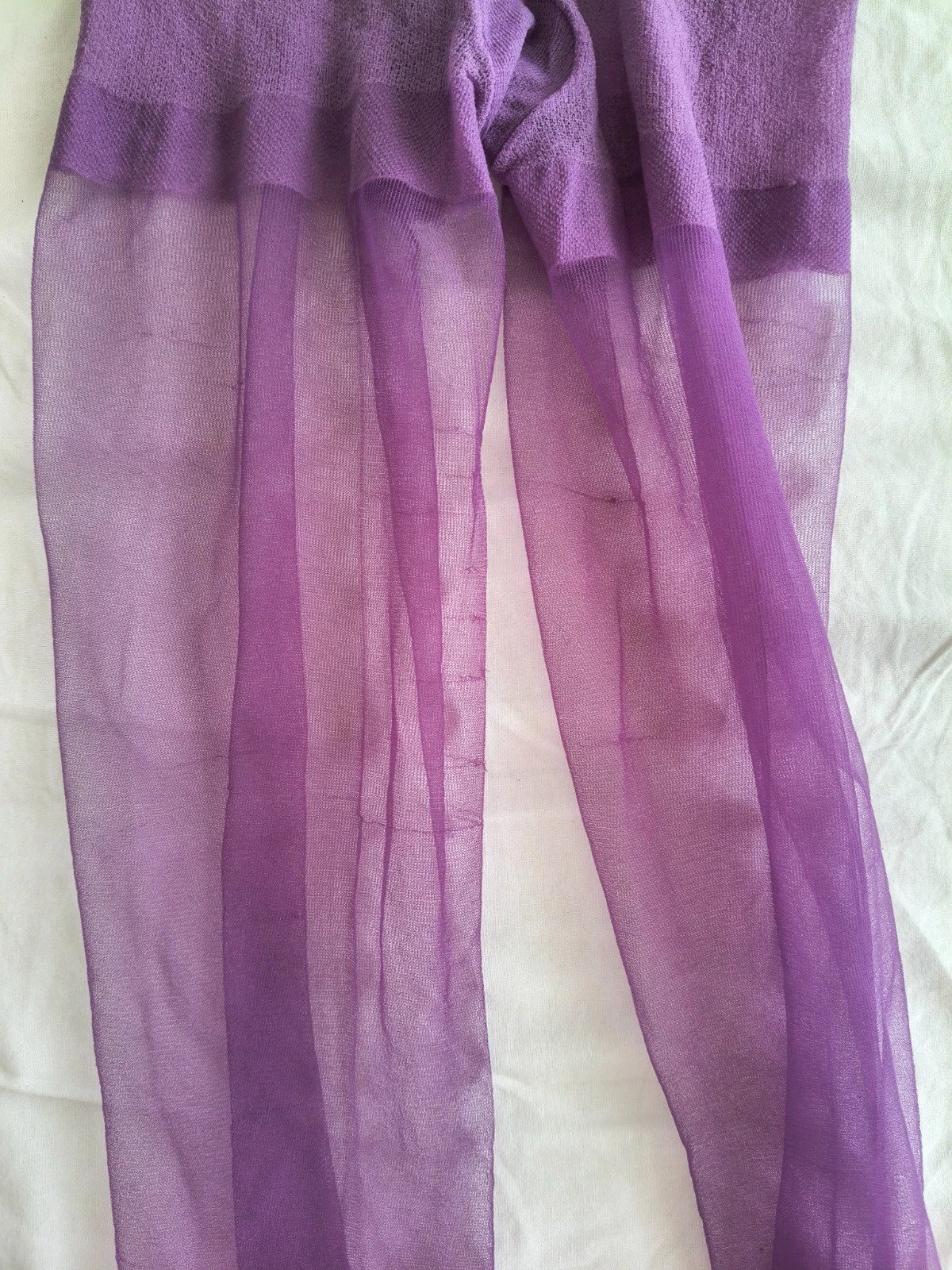 Dusty Lilac Sheer Nylon Tights photo 4