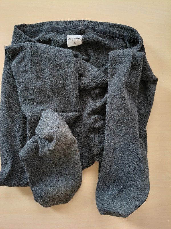Charcoal Grey Cotton-Feel Tights photo 11