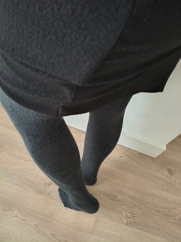 Charcoal Grey Cotton-Feel Tights photo 9