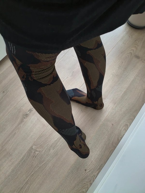 Vintage Fantasy Face Print Tights photo 4