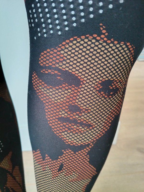 Vintage Fantasy Face Print Tights photo 9