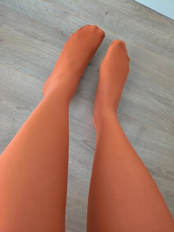 Semi-Sheer Terracotta Tights photo 5