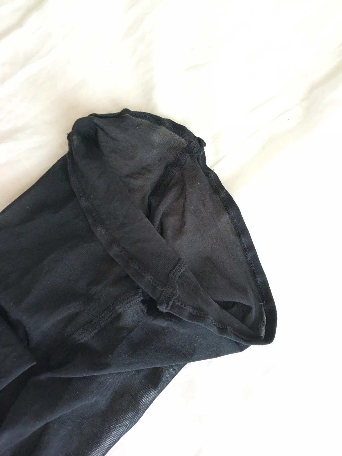 Classic Sheer Black Nylons photo 8