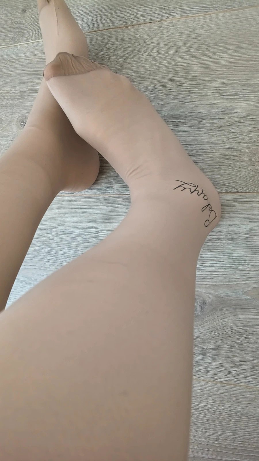 Be Happy Nude Ankle-Print Tights photo 3
