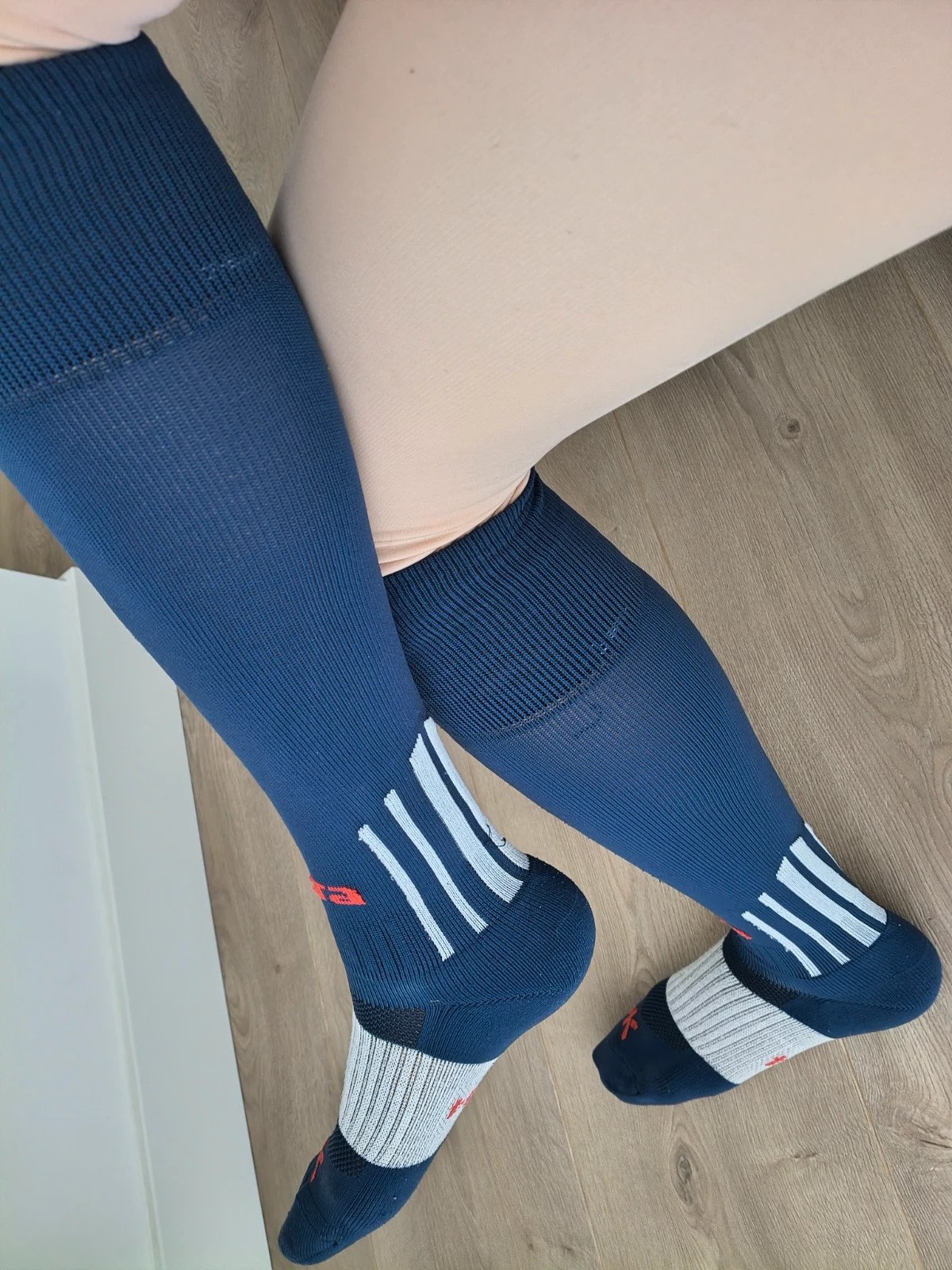Kipsta Navy Ribbed Sport Socks photo 2