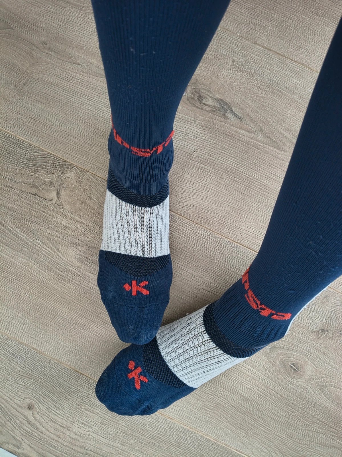 Kipsta Navy Ribbed Sport Socks photo 4