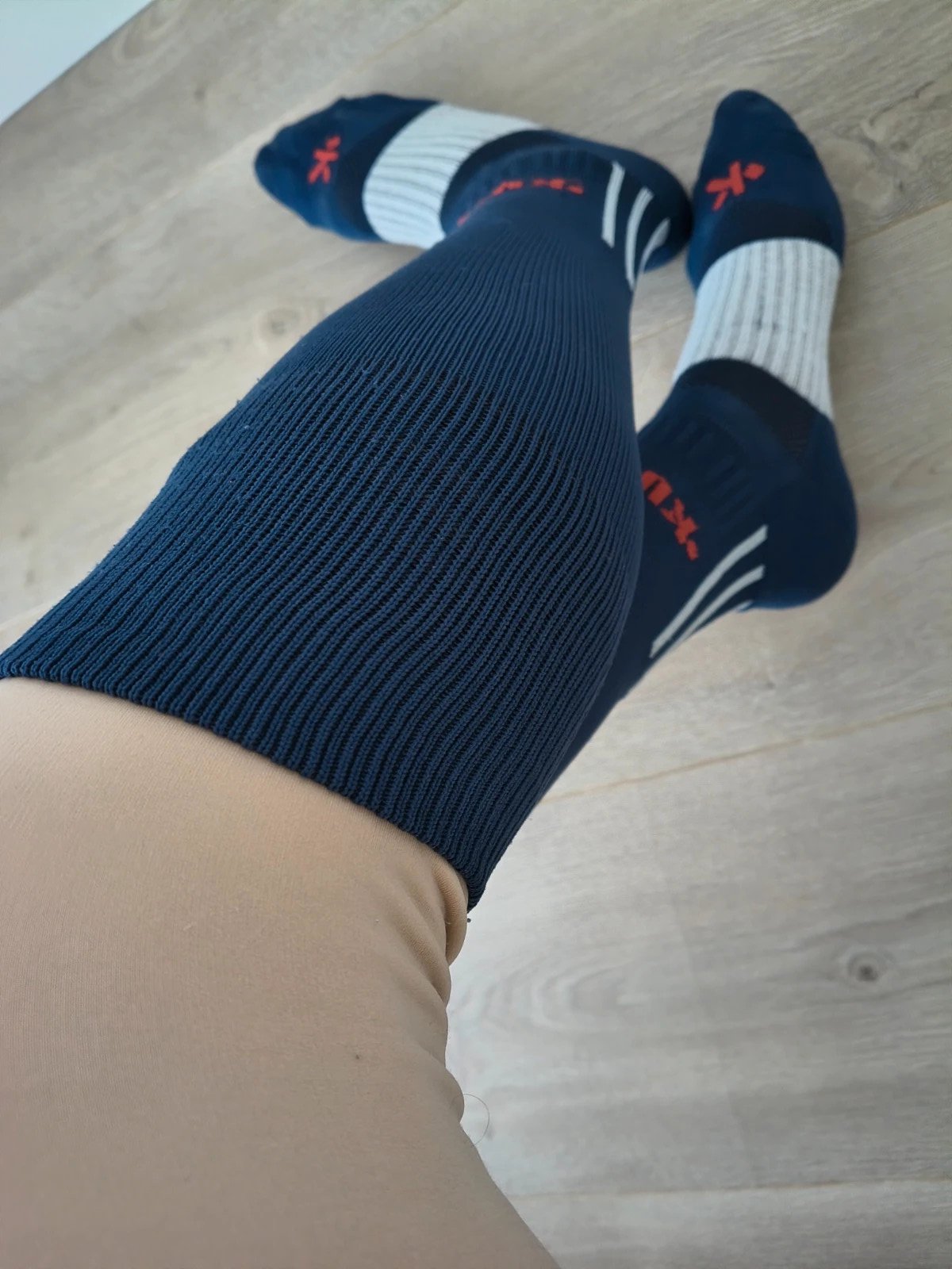 Kipsta Navy Ribbed Sport Socks photo 7