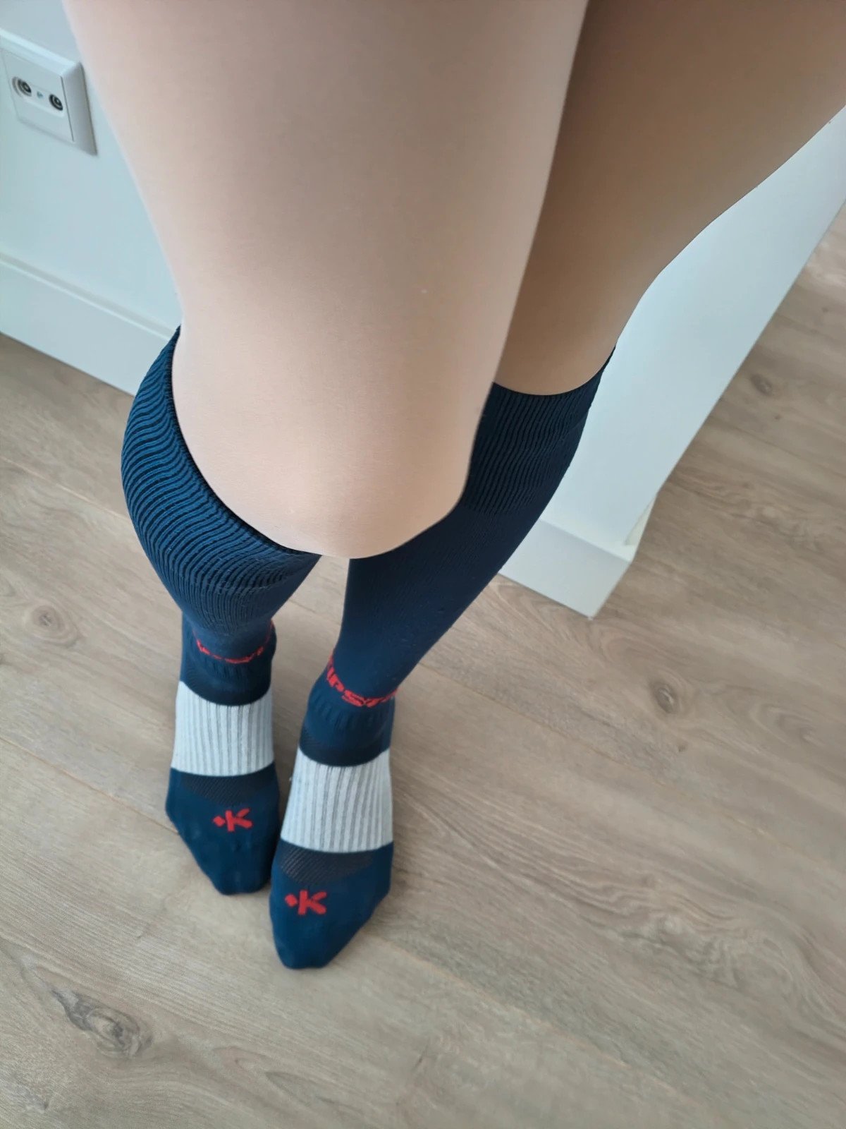 Kipsta Navy Ribbed Sport Socks photo 8