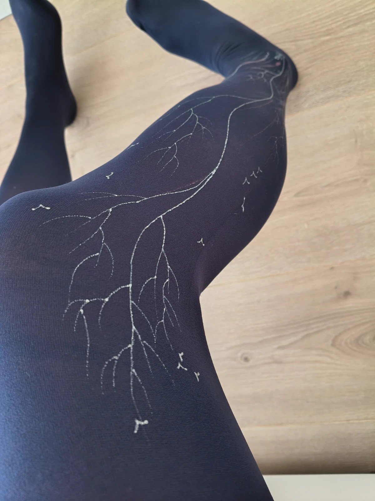 Silver Branch Deep Purple Tights photo 2