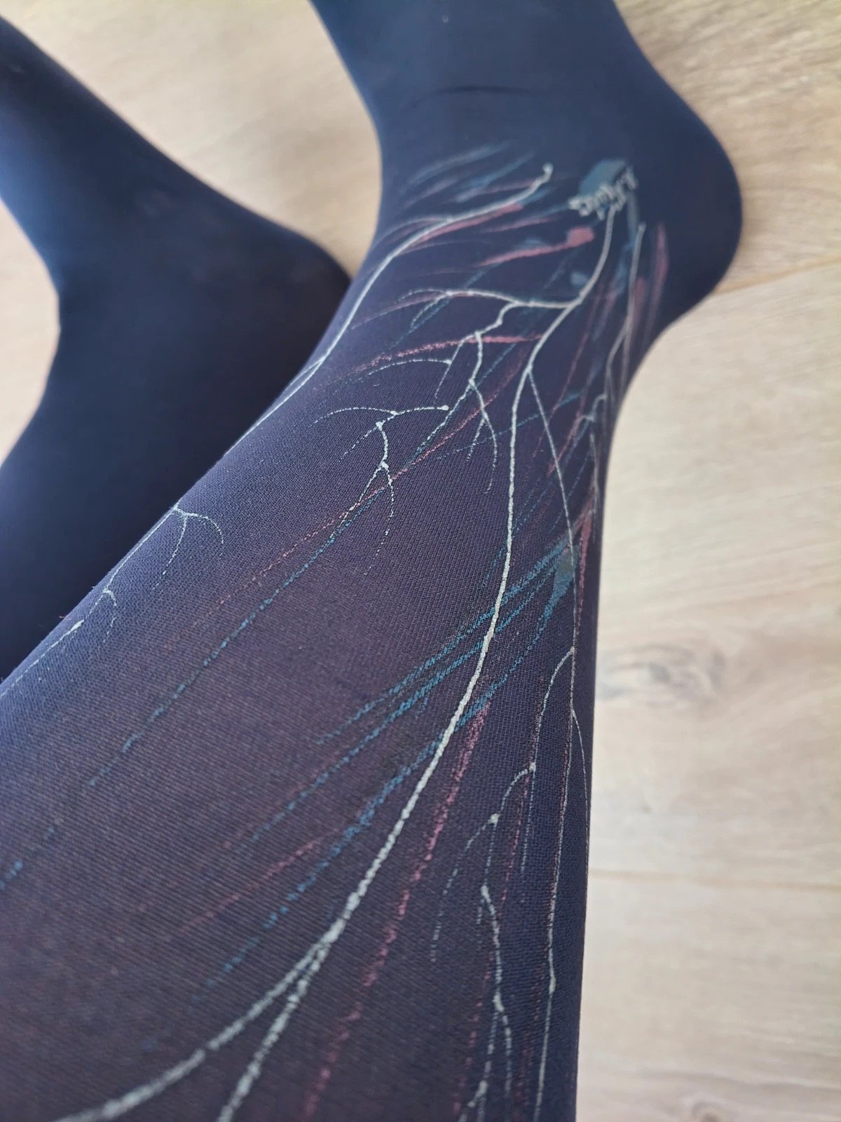 Silver Branch Deep Purple Tights photo 3