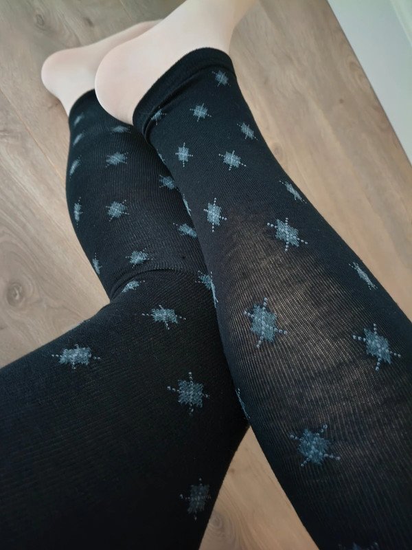 Starlight Print Footless Leggings