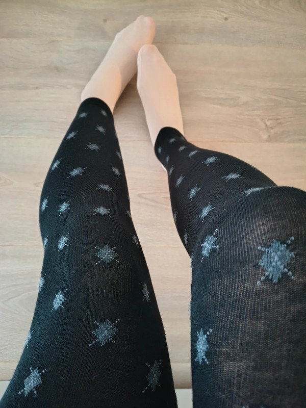 Starlight Print Footless Leggings photo 2