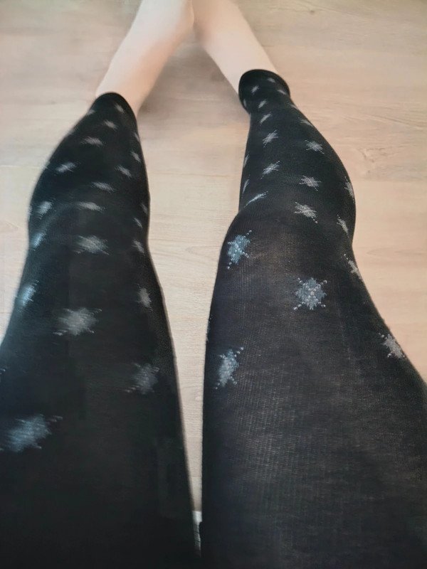 Starlight Print Footless Leggings photo 5