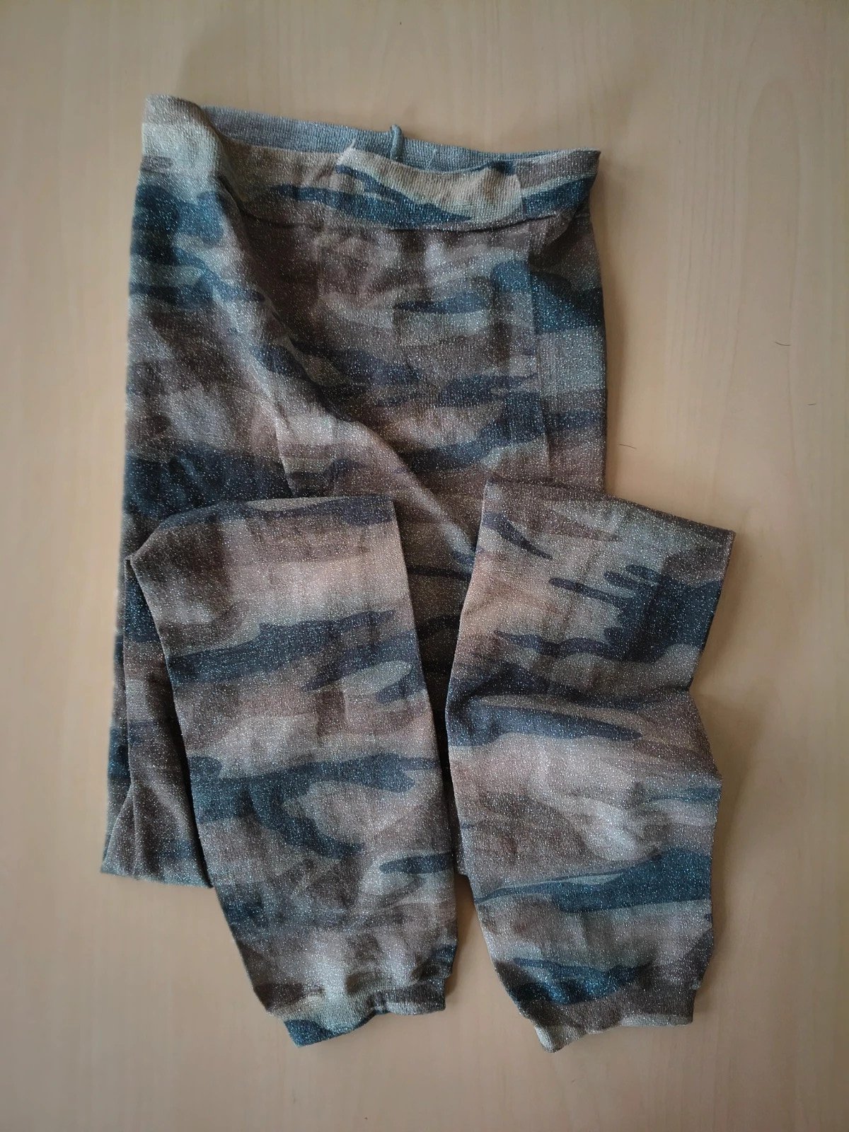 Shimmer Camo Footless Tights photo 6