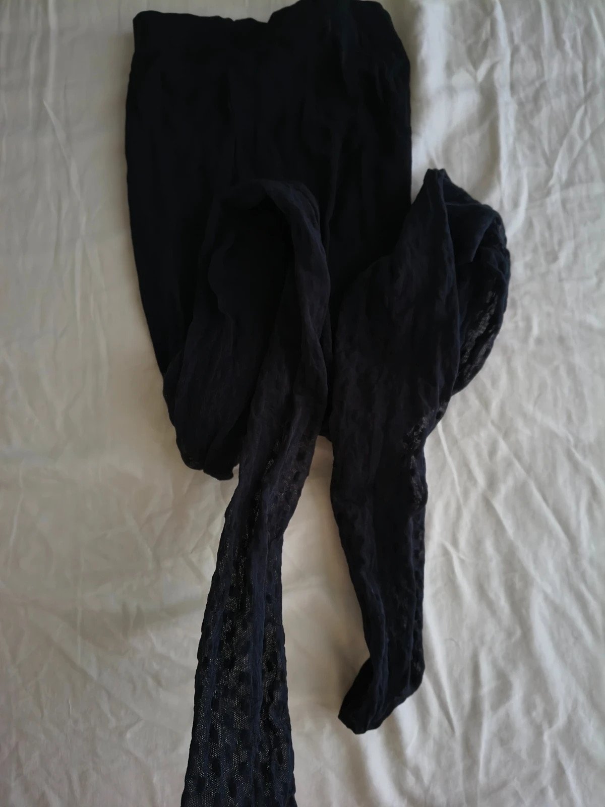 Sheer Black Swiss-Dot Tights photo 8