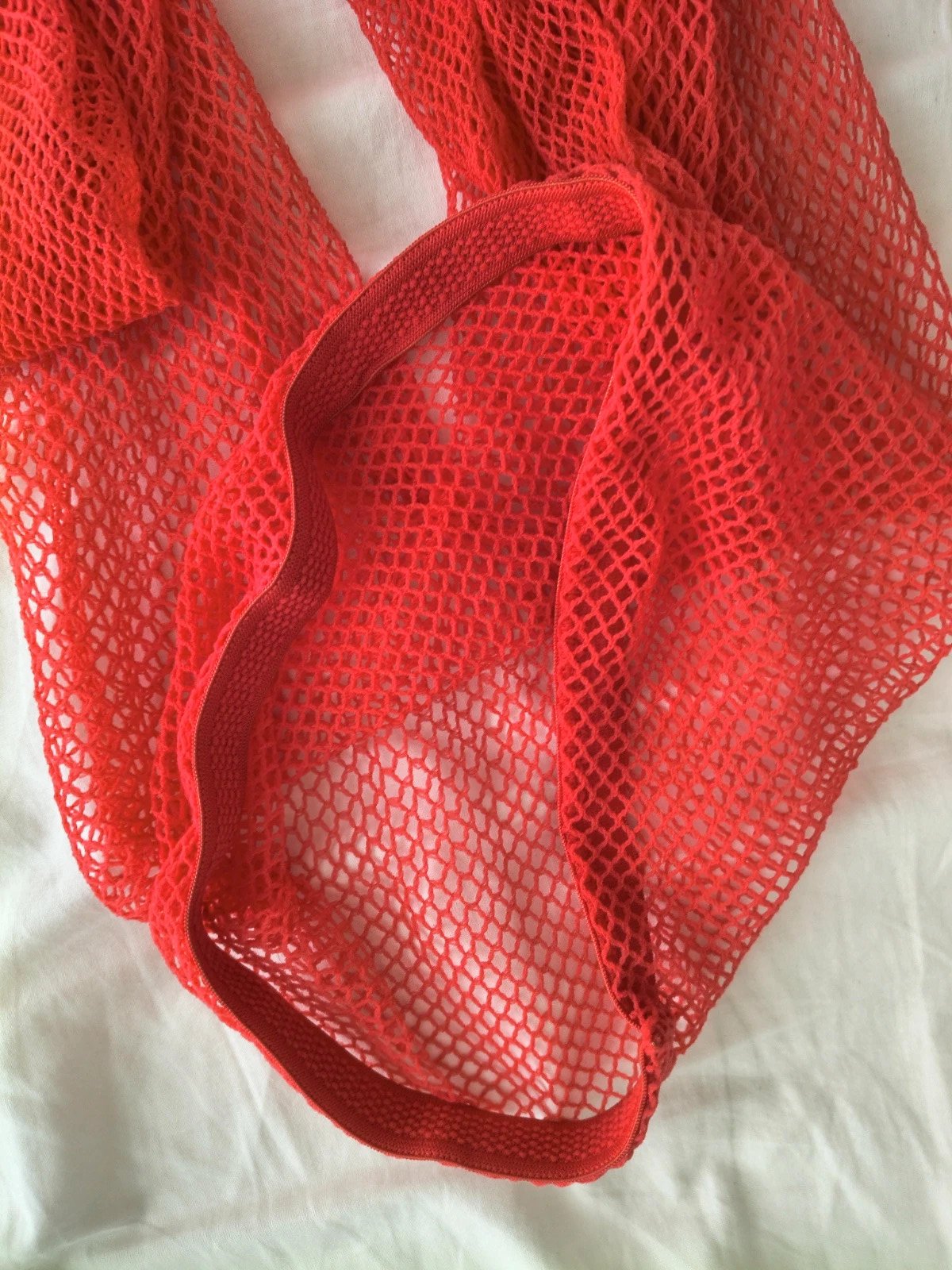 Bright Red Fishnet Tights photo 9