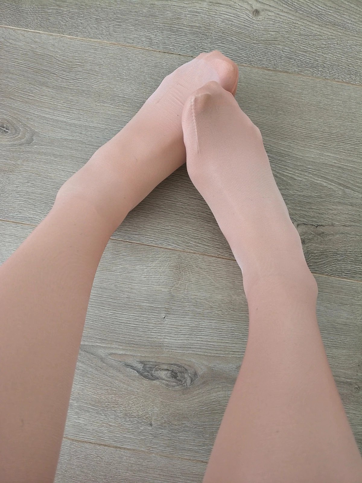 Vintage Coral Nylon Tights photo 4