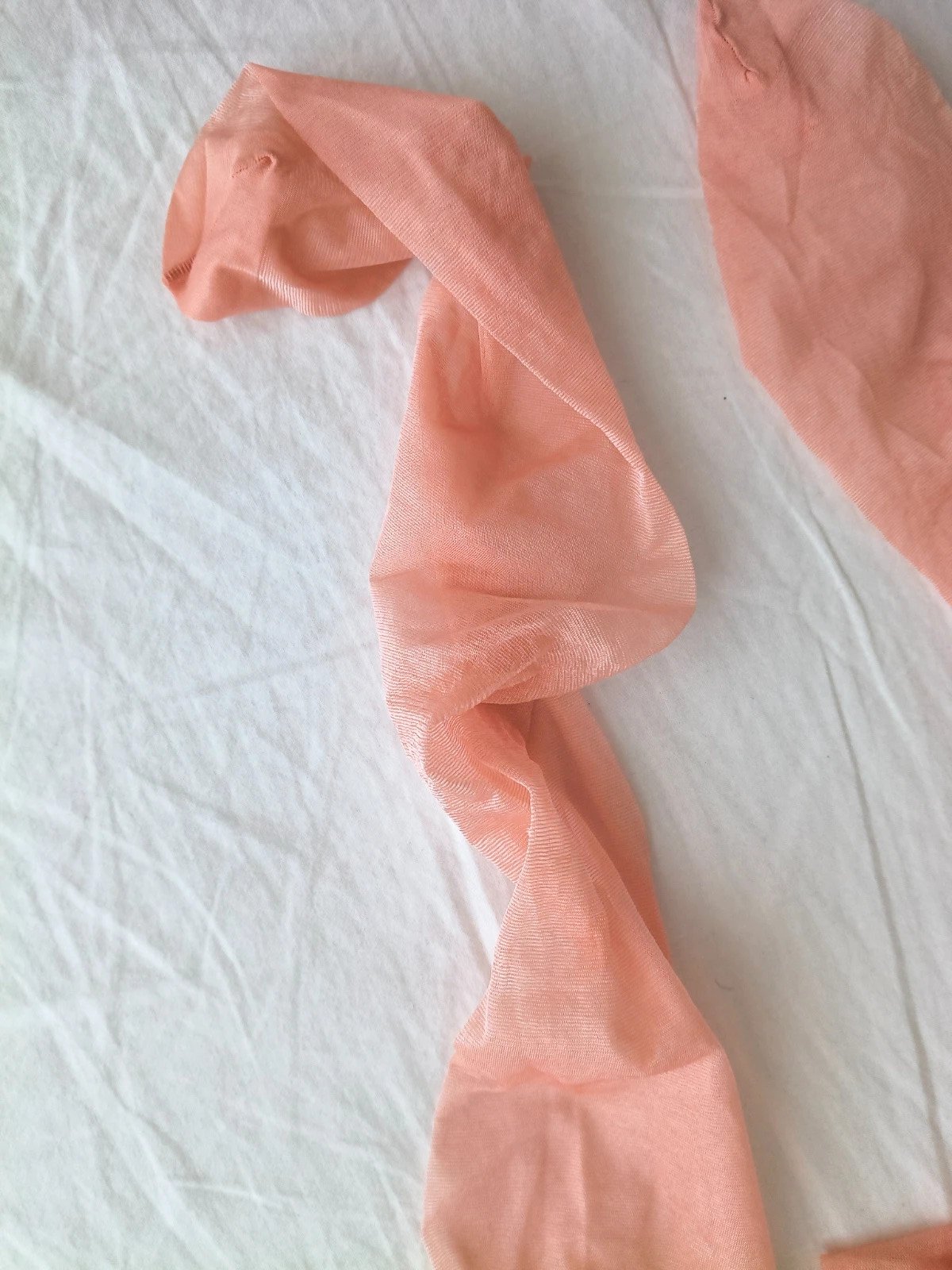 Vintage Coral Nylon Tights photo 8
