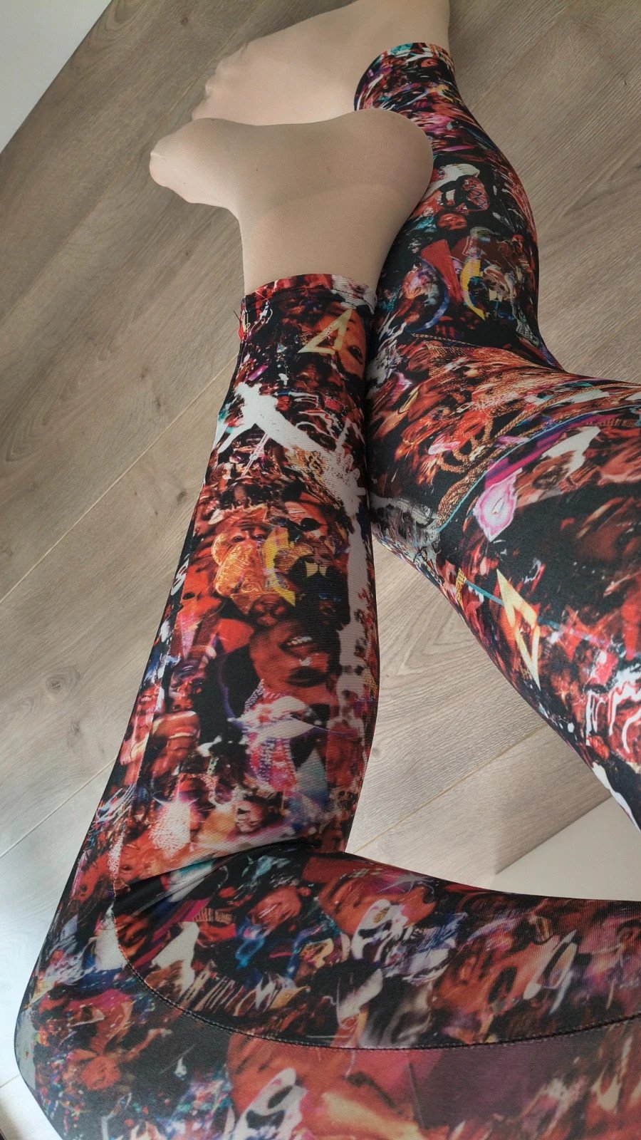 Michael Jackson Photo-Print Statement Leggings